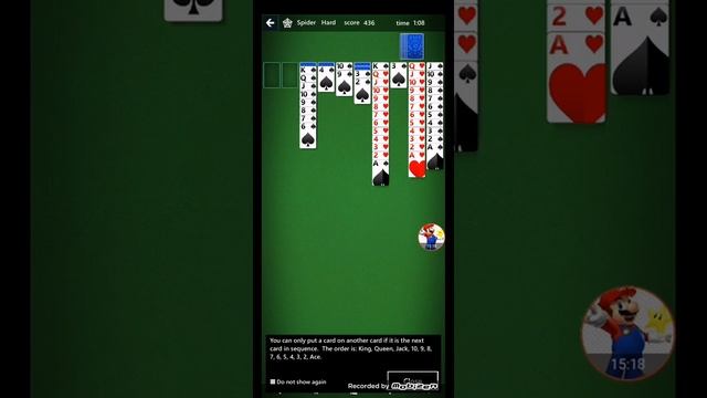 Spider Solitaire Walkthrough смотреть онлайн