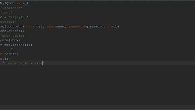 #63 | Creating New Table in MySQL DataBase Using Cursor Object in Python in Tamil смотреть онлайн
