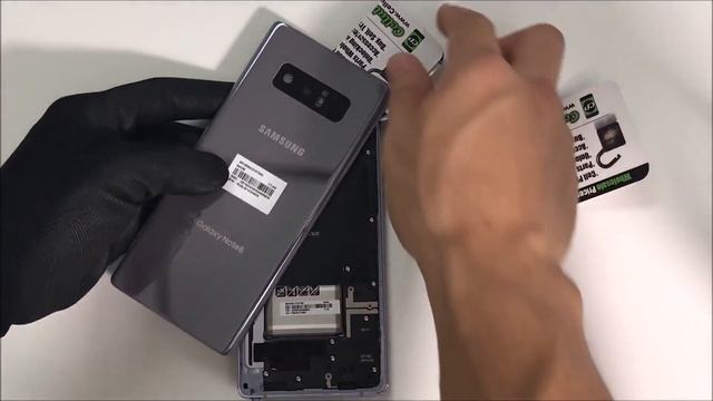 Как заменить батарейку на Samsung Galaxy Note 8 смотреть онлайн