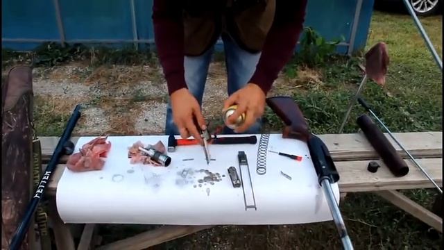 Полная чистка охотничьего ружья Мр -155 смотреть онлайн