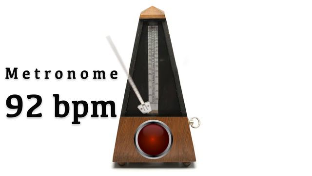 Metronome 92 bpm 🎼 смотреть онлайн