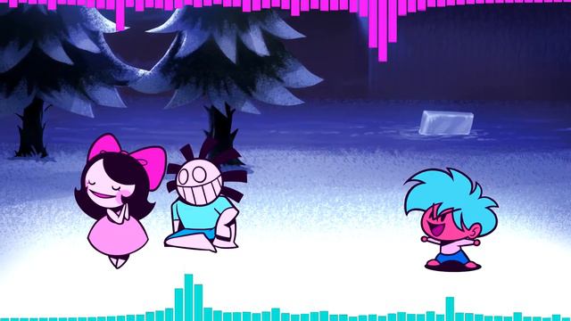 Bonedoggle but Boy, Girl and BF Are Out in The Snow - FNF Indie Cross смотреть онлайн
