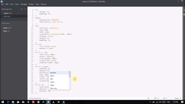 3D Button Animation Design with Html and Css | Social Icon 3D Button Animation Hover Design Part-2 смотреть онлайн