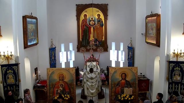 Квітна Неділя. Вхід Господній в Єрусалим. Божественна Літургія (25.04.2021р.) смотреть онлайн