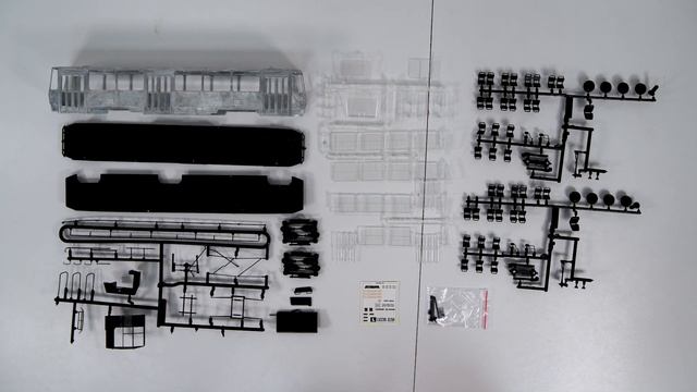 Сборная модель трамвай Tatra-T6. Распаковка смотреть онлайн