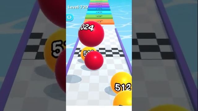 Ball Run 2048 - All Levels Gameplay Android, iOS ( Levels 717 - 742 ) смотреть онлайн