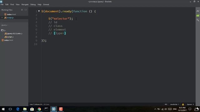 4 - ( jQuery Tutorial ) jQuery Selectors смотреть онлайн