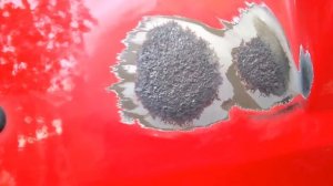 Вздулась краска на машине