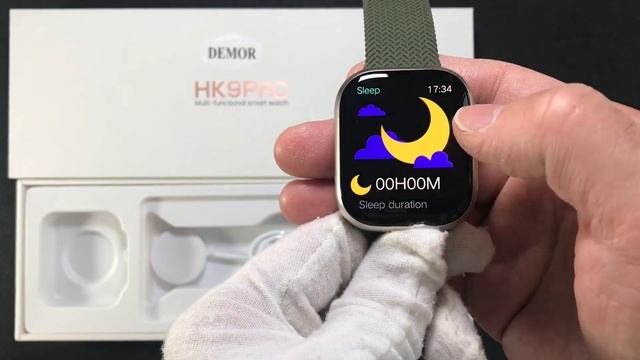 DEMOR HK9 PRO AMOLED Smart Watch Compass 2.02inch IWO Smartwatch Unbox Review Series 8 9 Best Clone смотреть онлайн