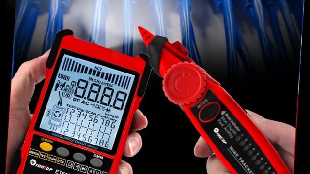 TOOLTOP Large LCD Screen Network Cable Tester + Multimeter 2 in смотреть онлайн