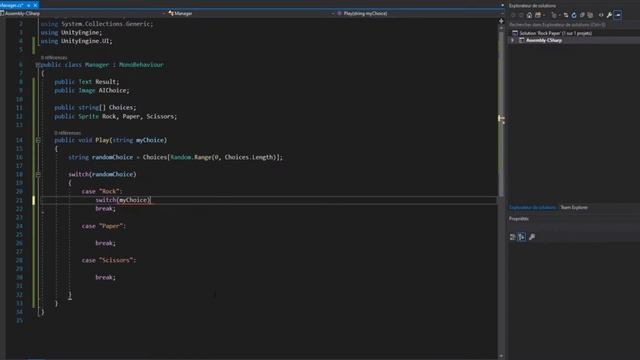 How To Make A Rock Paper Scissors Game Under 2 Minutes (Unity) смотреть онлайн
