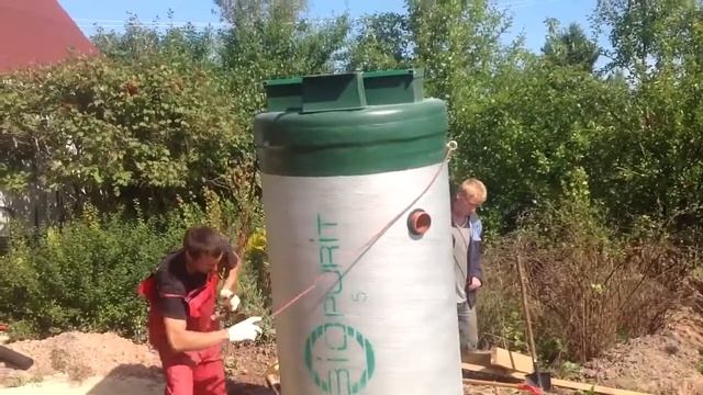 31  Монтаж БиоПурит установка био станции био очистки Bio Purit 5