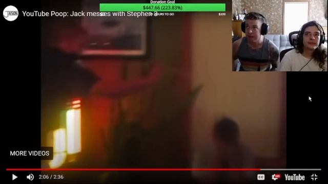 WafflePWN Livestream: Jack & Stephen React to my YoUTube Poop and Memes. смотреть онлайн