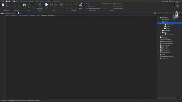 How to script a click detector to make a block disappear on roblox studio смотреть онлайн