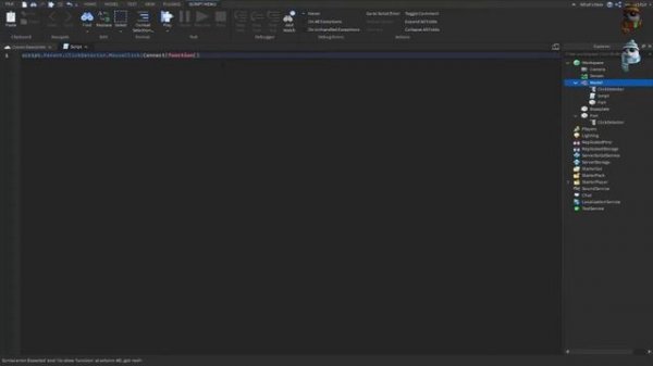 How to script a click detector to make a block disappear on roblox studio