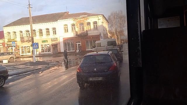 Поездка на автобусе, МАЗ 105.065 маршрут 9 (ГОС№: АВ 7399-5) смотреть онлайн