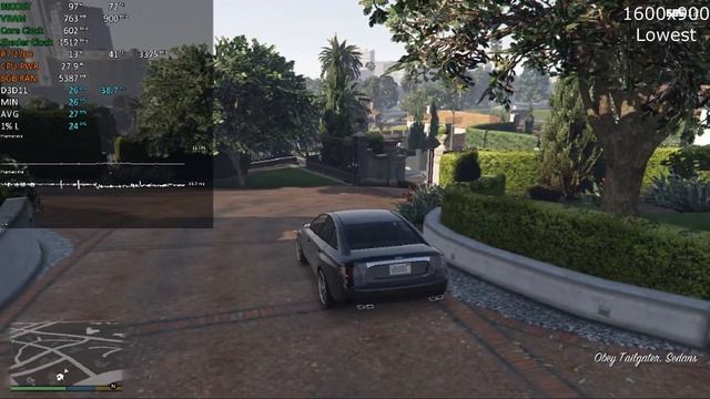 GeForce 9800GT : GTA 5 | Lowest 800x600, 1280x720, 1600x900