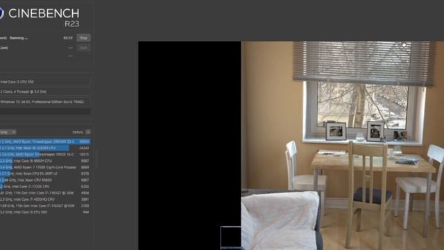 Cinebench testing a Dual-Cored i3-550 (Multi cored) смотреть онлайн