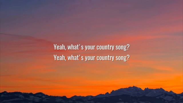 Thomas Rhett - What’s Your Country Song (Lyrics) смотреть онлайн