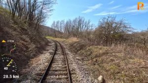 Cab Ride Varaždin - Zabok (Croatian Railways) train drivers view 4K