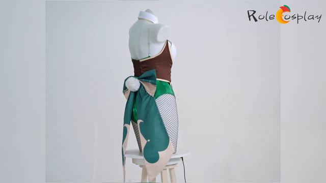 Genshin Impact Venti Bunny Girl Cosplay Costume Show