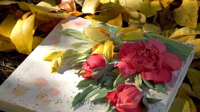 Картина с ирисами и пионами смотреть онлайн