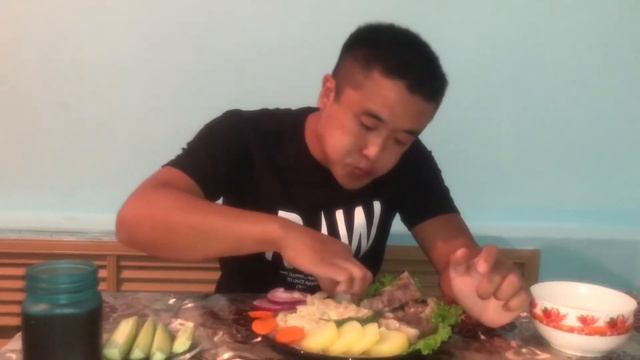 MUKBANG. БЕШБАРМАК из баранины смотреть онлайн