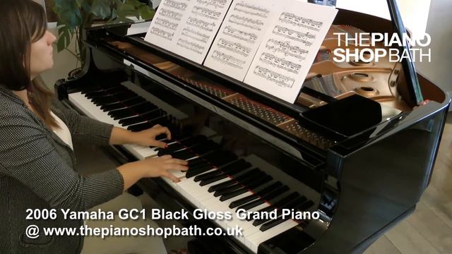 2006 Yamaha GC1 Black Gloss Grand Piano @ The Piano Shop, Bath смотреть онлайн