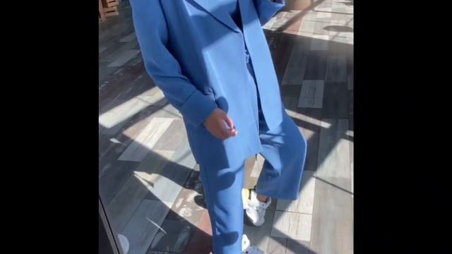 Женский костюм тройка морская волна смотреть онлайн