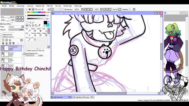 || Tanu's Art Stream || Tiger Mint Chibi || 11/22/17 || смотреть онлайн