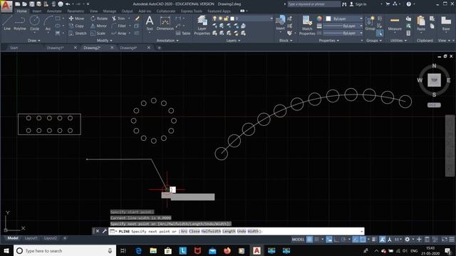 AutoCAD Basic to Advance Tutorial 9- Modify (3rd Part) Array, Erase, Explode, Offset смотреть онлайн