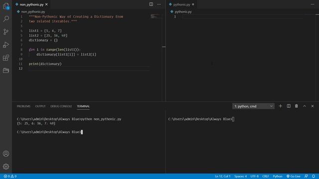 Python: How to Create a Dictionary from two related Iterables in a Pythonic Way смотреть онлайн