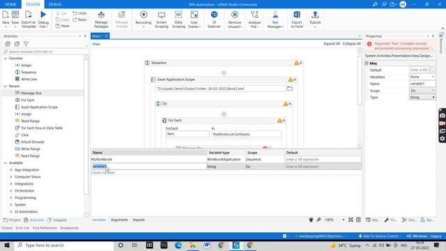 UiPath | Get all sheet names from an excel | Dynamically read all sheets in an excel file | RPA смотреть онлайн