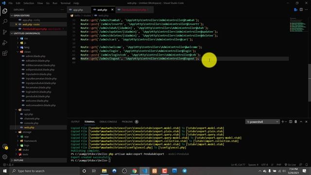 #61. Export ke Excel dengan Laravel смотреть онлайн