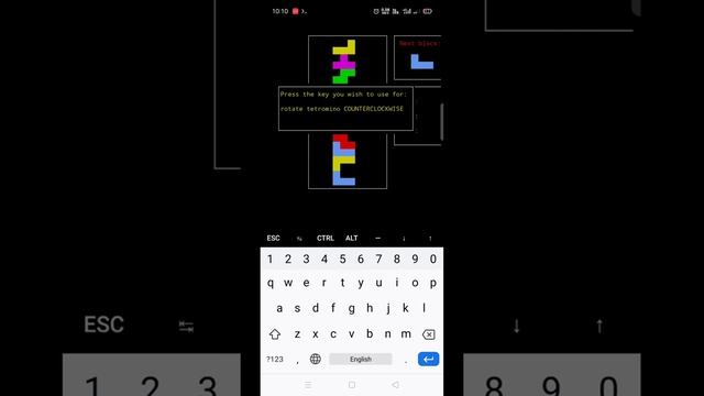 Tetris in Termux Play Tetris in Terminal смотреть онлайн