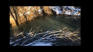 Зимняя рыбалка на Сунже. Трофейный усач (мурзак). Рыбалка в Чечне