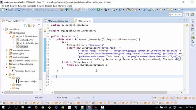 Apache Camel Tutorial #03: Content Enricher смотреть онлайн