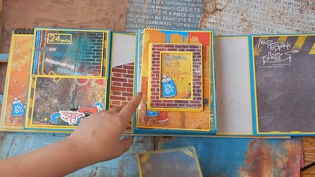 Скрапбукинг. Обзор альбома-папки, сделанного по МК Анны Кольцовой "Лойс-бук" смотреть онлайн