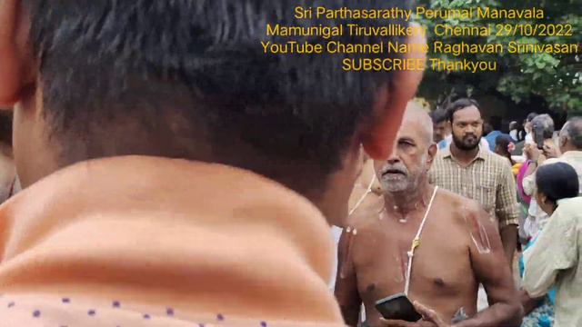Sri Parthasarathy🙏Manavala Mamunigal Tiruvallikeni 29/10/2022 Part3 Raghavan Srinivasan Thankyou🙏🙏 смотреть онлайн