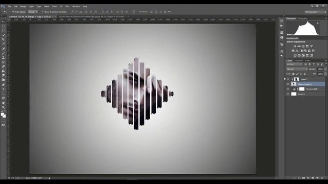 Create Clipping Mask in Rectangles | Soft Light Effect | Photoshop CC смотреть онлайн