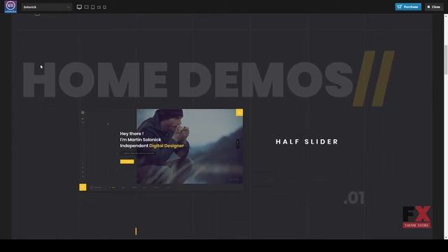 Solonick - Personal Portfolio WordPress Theme Brand Jude смотреть онлайн