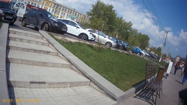 Видео за 15.05.2023 года Еду в сторону дома вид камеры передней