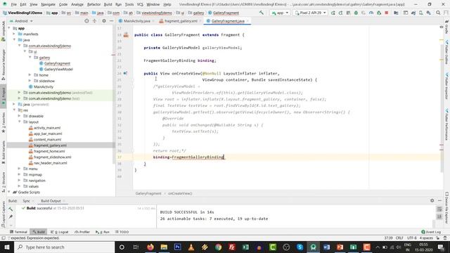 View Binding in Fragment in AndroidX | replace findviewbyid | Android Studio tutorial | Java | 2020 смотреть онлайн
