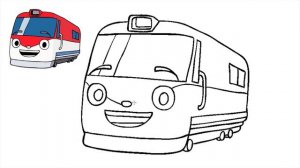 How to draw Titipo | from TAYO The Bus Animated Series | Tayo