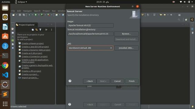 Installer TOMCAT 9 en Linux, ubuntu et debian (Eclipse JEE) смотреть онлайн