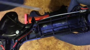 Как разобрать и собрать ручку газа бензокосы своими руками почему не глушится триммер