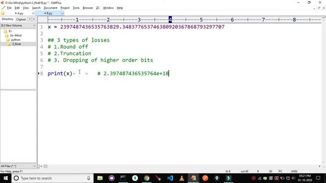FLOAT constant in PYTHON | Lecture - 11 смотреть онлайн