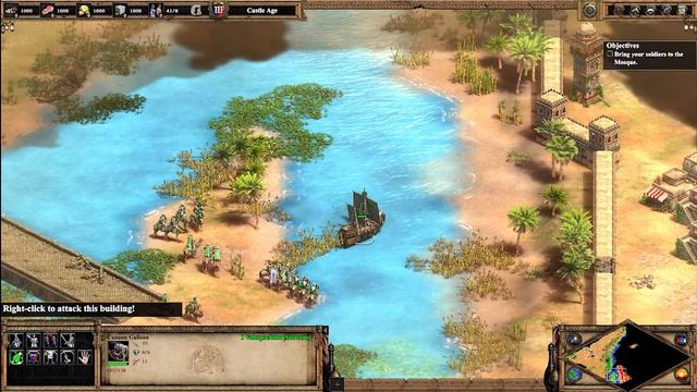 Age of Empires II: Definitive Edition, Saladin 1.An Arabian Knight Gameplay смотреть онлайн