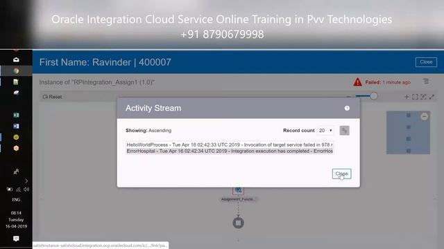 Oracle Integration Cloud Service Online Training Pvv Technologies смотреть онлайн