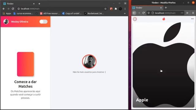 Tindev 2.0 com node.js e react.js смотреть онлайн